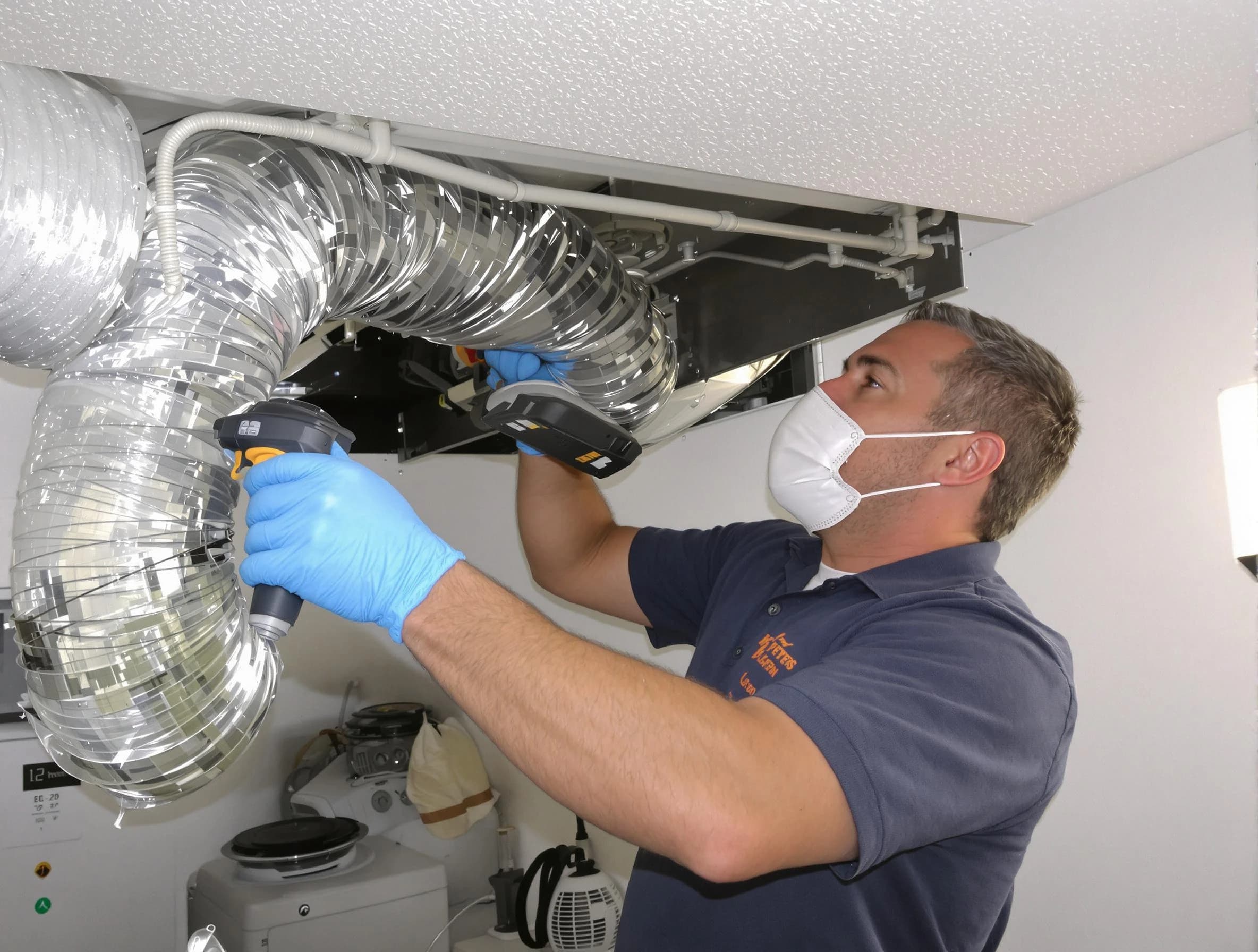 Menifee Dryer Vent Cleaning professional performing thorough residential dryer vent cleaning in Menifee
