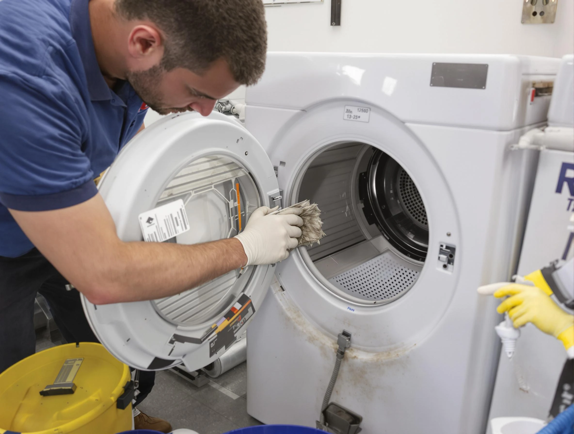 Menifee Dryer Vent Cleaning specialist performing detailed lint trap cleaning service in Menifee